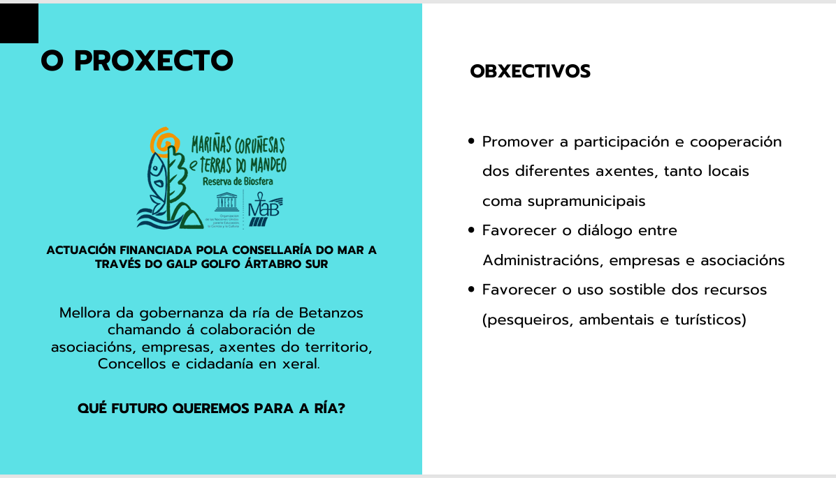 Presentación del proyecto de la ría de Betanzos